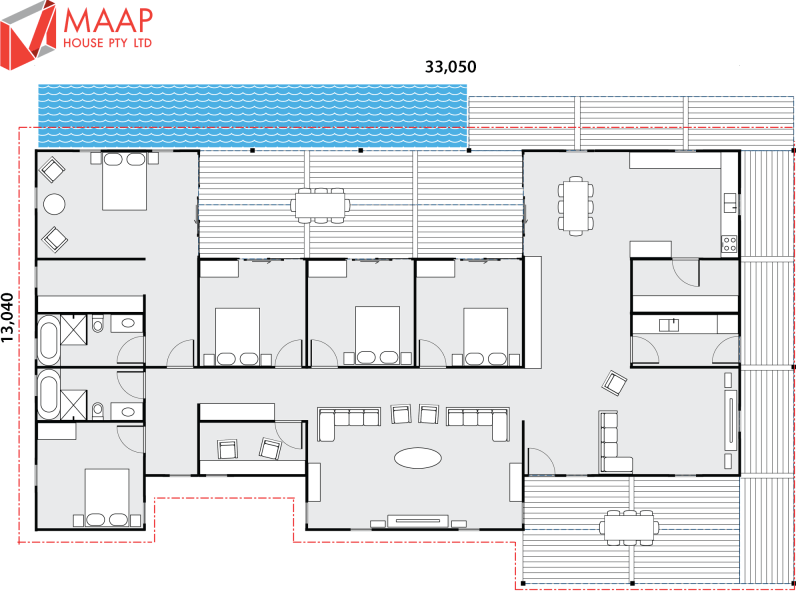MAAP House Floorplan Custom 5 Bed 1.01