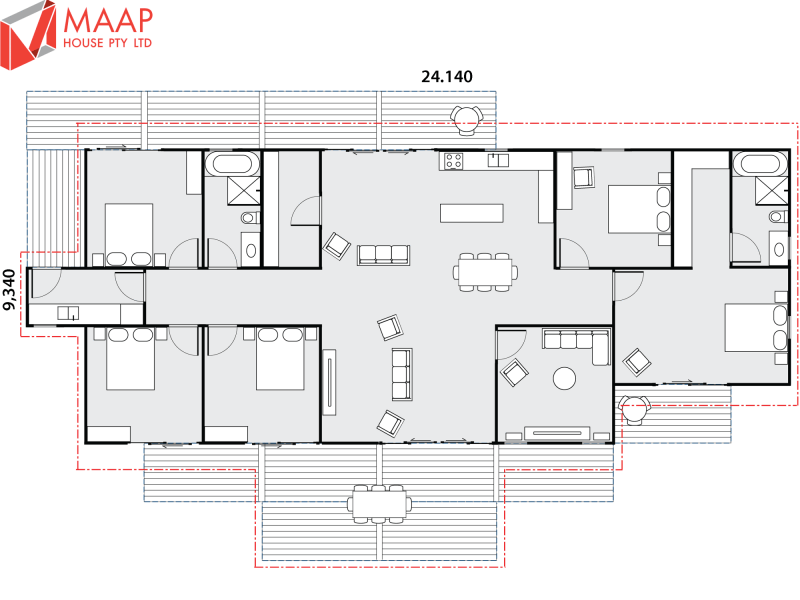 MAAP House Floorplan Custom 5 Bed 1.02