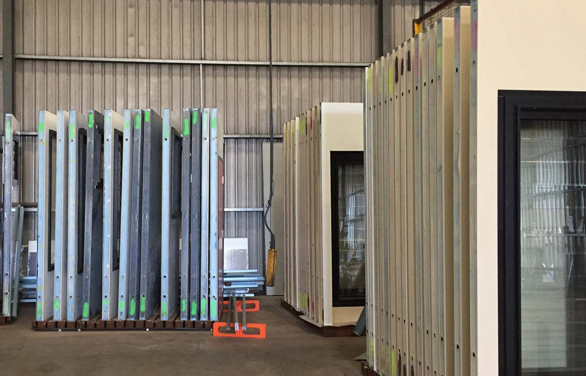 MAAP panels are economical and space saving in manufacture, they can be stacked and stored in relatively small spaces