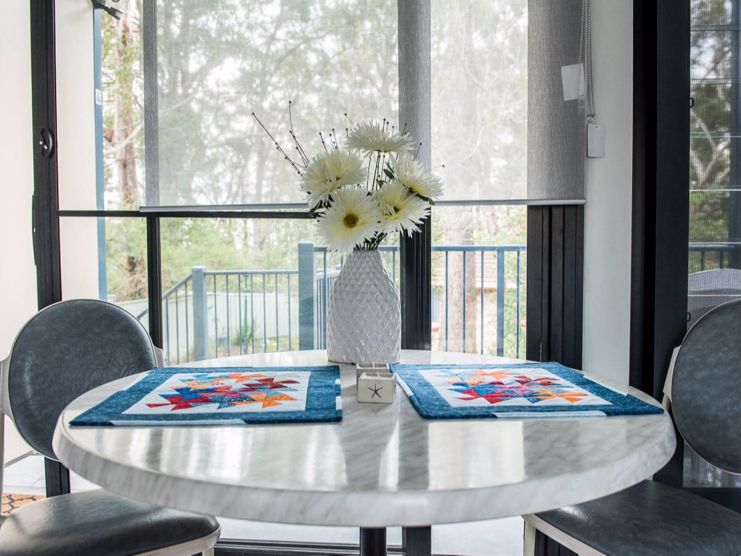 MAAP House hybrid panelised modular homes. The Fingal Granny Flat women’s refuge factory built complete internal dining